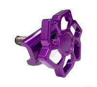Yhenlovtt Bloqueo de marco de aluminio con abrazadera en C para bicicletas plegables, clip de liberación rápida anodizado, pasador de bisagra ligero, actualización personalizada (morado)