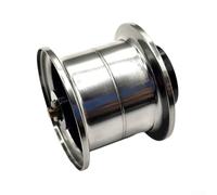 Yhenlovtt Bobina de carrete para Daiwa Steez SV TW Zillion HLC Silver Wolf Morethan PE T3 Series 7,5 g, cable de repuesto de aleación de aluminio (gris)