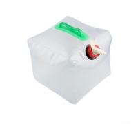 Yhenlovtt Bolsa de almacenamiento de agua plegable transparente 10L 20L material de PVC para control visual del nivel de agua durante el camping, senderismo y actividades al aire libre (20 litros)