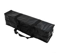 Yhenlovtt Bolsa de almacenamiento larga para luces de fotografía, trípodes, esterillas de yoga y mantas de suelo, diseño plegable para un fácil transporte, adecuada para exteriores (negro, 60 x 15 x