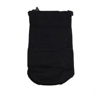 Yhenlovtt Bolsa de lona con cubierta de queroseno para linterna de camping retro C, verde, negro, gris o diseño mixto y hebilla de almacenamiento, lámpara con cierre superior de aceite (negro)