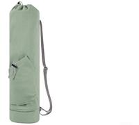 Yhenlovtt Bolsa de yoga y pilates con correa para botella de agua y soporte sintonizable de poliéster resistente al agua para esterilla de práctica de yoga, color negro y verde (IS GREEN)