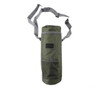 Yhenlovtt Bolsa térmica Oxford de 15 l o aislada para botella de agua, con correa de 2 l, cilindro térmico y frío (verde)