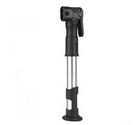 Yhenlovtt Bomba de mano de aleación de aluminio de alta presión para bicicleta, bomba de aire portátil con manguera retráctil, inflador compacto de neumáticos de bicicleta de carretera y montaña