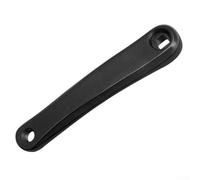Yhenlovtt Brazo de manivela izquierda de aleación de aluminio con diseño de agujero cuadrado o rómbico para pedales de eje de 14 mm para carretera para 170 mm (cuadrado negro)