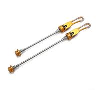 Yhenlovtt Brocheta de liberación rápida para bicicleta, eje de cubo de aleación de aluminio, diseño ligero resistente al desgaste para ciclismo de montaña de carretera, piezas de rueda trasera