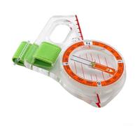 Yhenlovtt Brújula multifunción con regla de mapa, barra de escala y luz nocturna para acampar al aire libre, senderismo, caza y actividades de navegación