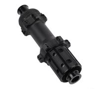 Yhenlovtt Buje trasero para bicicleta de carretera, eje pasante de 142 x 12 mm, 4 rodamientos sellados, disco de bloqueo central, radio radial de 24 horas, compatible con sistema de trinquete 54T
