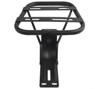 Yhenlovtt c Para soporte trasero de bicicleta, soporte de acero para bicicletas eléctricas con agujeros de montaje, soporte de equipaje trasero negro F