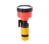 Yhenlovtt Cabezal de aspersor de jardín de plástico con patrones de pulverización ajustables y múltiples opciones de malla para un riego preciso de flores, verduras y viveros (malla de 2000 4 puntos)