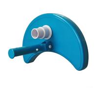 Yhenlovtt Cabezal de aspiradora de piscina de media luna para eliminación de desechos y limpieza eficiente, construcción de plástico resistente, camino ancho, compatible con mangueras de vacío