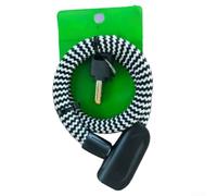 Yhenlovtt Cable de seguridad de acero de 10 mm, candado de cadena resistente para bicicleta y motocicleta, cubierta de candado resistente a la intemperie, protección contra robo de bicicleta al aire