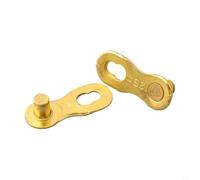 Yhenlovtt Cadena de bicicleta de enlace rápido, hebilla de acero al manganeso, cierre galvanizado dorado para reparación de cadenas de ciclismo de 6/7/8/9/10/11/12 velocidades (11 velocidades