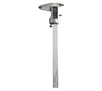 Yhenlovtt Calibrador digital Vernier de acero inoxidable, calibrador electrónico de esfera de precisión, herramienta impermeable métrica de 0-150 mm para medición industrial (0-200 mm)