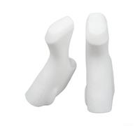 Yhenlovtt Capuchas de palanca de freno de silicona, para 105 R7000 y R8000, cubierta de cambio antideslizante con agarre mejorado, piezas de repuesto resistentes a la intemperie (blanco)