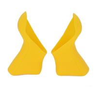 Yhenlovtt Capuchas de palanca de freno de silicona para Shimano-SORA ST-2400 ST-3500 ST-4500, cubiertas de agarre antideslizantes, protectores resistentes a la intemperie (amarillo)
