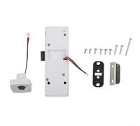 Yhenlovtt Cerradura de gabinete de huellas dactilares para cajones de madera, cerradura sin contacto con indicador RGB, gestión de huellas dactilares de administrador/usuario, 3 pilas AAA (3 años de