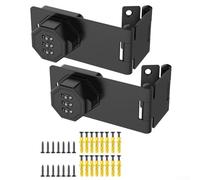 Yhenlovtt Cerradura de gabinete sin llave con contraseña de 3 dígitos, cerradura de seguridad de aleación de zinc para cajones, archivadores, escritorios, buzones y cajas fuertes, para una fácil