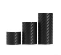 Yhenlovtt Cinta adhesiva de fibra antiarañazos para coche, protección de umbral de puerta de carbono resistente al desgaste, para coches resistentes al agua, compatible con Var (3 cm)