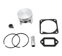 Yhenlovtt Conjunto de cilindro de motosierra de 52 mm para kit de pistón, metal de alta calidad para maquinaria de jardín Ms381, ingeniería de precisión para tareas forestales (C)
