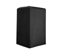 Yhenlovtt Cubierta de altavoz profesional, protección contra el polvo, bolsa de almacenamiento impermeable, para altavoz vertical, equipo de rendimiento en escenario, torre de audio, negro (19 x 20 x