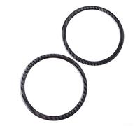 Yhenlovtt Cubierta de anillo de audio para altavoz de puerta de fibra de carbono para 3 Series E90 E91 E92 E93 2005-2012 Accesorios de decoración interior