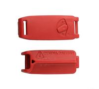 Yhenlovtt Cubierta de batería para SRAM AXS para protector remoto de poste cuentagotas, caja de cambio de plástico ABS rojo para protector de transmisión Ebike