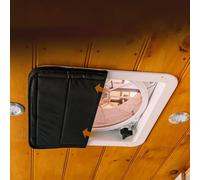 Yhenlovtt Cubierta solar de ventilación de techo con aislamiento magnético para caravana y furgoneta con protección UV50+ y privacidad en la oscuridad, apto para todas las aventuras