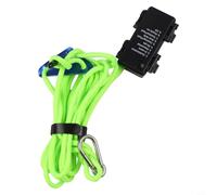 Yhenlovtt Cuerda de luz LED para acampar al aire libre, 300 cm, impermeable, IP66, luminosa, con 8 modos y alta resistencia, capacidad de carga de 370 kg (verde)