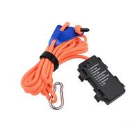Yhenlovtt Cuerda de luz LED para acampar al aire libre, 300 cm, impermeable, IP66, luminosa, con 8 modos y alta resistencia, capacidad de carga de 370 kg (color naranja)