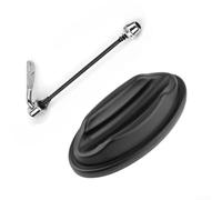 Yhenlovtt Cuña de neumático delantero para entrenador de bicicleta, bloque de soporte elevador de ciclismo interior con liberación rápida, construcción de plástico (accesorios de ciclismo)