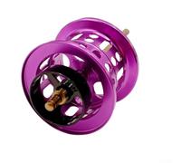Yhenlovtt d - Carrete de pesca ligero para Daiwa Tatula 80, 7075, rueda de caída de agua suave, estructura de freno fija, peso de cebo de 1 a 15 g, color morado