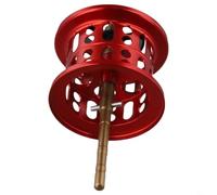 Yhenlovtt d - Carrete de pesca ligero para Daiwa Tatula 80, 7075, rueda de caída de agua suave, estructura de freno fija, peso de cebo de 1 a 15 g, color rojo