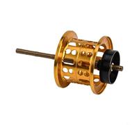 Yhenlovtt d - Carrete de pesca ligero para Daiwa Tatula 80, 7075, rueda de caída de agua suave, estructura de freno fija, peso de cebo de 1 a 15 g, (dorado)