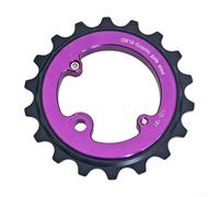 Yhenlovtt Desviador trasero para polea excéntrica de rueda tensora 18T | Guía de rodamiento de cerámica compatible con 8-12 velocidades, aleación ligera, cambio de baja fricción, color negro
