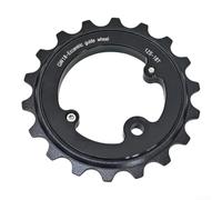 Yhenlovtt Desviador trasero para polea excéntrica de rueda tensora 18T | Guía de rodamiento de cerámica compatible con 8-12 velocidades, aleación ligera, cambio de baja fricción, color negro