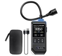 Yhenlovtt Detector de fugas de gas con sensor de 0-50000 ppm y alarma audible, monitoreo de isobutano y propano y metano, modelo GD-02 para el hogar e industrial