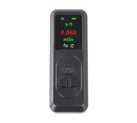 Yhenlovtt Detector de radiación nuclear Beta Gamma X-Ray Geiger-Counter con pantalla de visualización TFT Tipo C Dosímetro personal de carga para pruebas de seguridad industrial en el hogar (negro)
