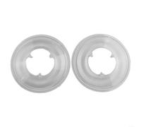 Yhenlovtt Disco de protección para radios de bicicleta para cubo de 55 mm, protector de volante de casete de 135 mm, escudo de plástico ABS transparente para bicicletas plegables de carretera de