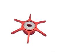 Yhenlovtt Drag Star - Llave de descarga de freno con carrete Baitcast Six para Metanium Antares Dc Curado Series, diámetro de 60 mm, aleación de aluminio (rojo)