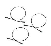 Yhenlovtt Extensión de bicicleta E impermeable de 5 pines M8 Cable conector E Bike Display para scooter eléctrico arnés de cableado ABS ignífugo (macho y hembra)