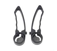 Yhenlovtt Extremos de barra de aleación de aluminio, par de agarre en forma para bicicletas de montaña de 22,2 mm, asas ergonómicas adjuntas accesorios de ciclismo (morado)