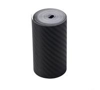 Yhenlovtt Fibra adhesiva de carbono para coche, con cinta de protección antiarañazos, resistente al desgaste, compatible con el umbral de la puerta impermeable (7 cm)