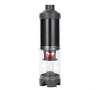 Yhenlovtt Filtro colector completo para función de acuario con heces automáticas de peces, transparente y tanque de peces de agua dulce compatible (YA-8462)