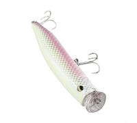 Yhenlovtt Flotante con ojos de ABS Popper de 150 mm, 58 g para agua salada, señuelo de pesca de surf, atún, 3D, compatible con resina de pesca de superficie (4)