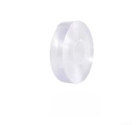 Yhenlovtt Fuerte para cinta adhesiva de dos caras para montaje en pared y organizador de cables, transparente, lavable y personalizable para varias aplicaciones (5 m)