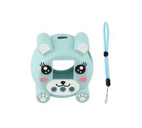 Yhenlovtt Funda de silicona para juguetes digitales interactivos Punirunes, funda antiarañazos con cordón,funda virtual para mascotas Punirunes,accesorios electrónicos virtuales para mascotas (azul)