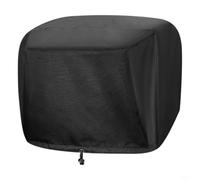 Yhenlovtt Funda protectora para horno de pizza con bandas elásticas para equipos de cocina al aire libre OO100 OO101, resistente a la intemperie, impermeable, color negro, 21.5 x 17.7 pulgadas
