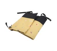 Yhenlovtt Fundas para botas de barro para jóvenes, polainas de senderismo para niños, protección contra la nieve, leggings ajustables para exteriores, selva, negro (amarillo)