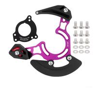 Yhenlovtt Guía de cadena de bicicleta de montaña de aleación de aluminio ISCG03 ISCG05 Bash-Guard para plato 32T 36T 38T Downhill Enduro-Protector (púrpura)